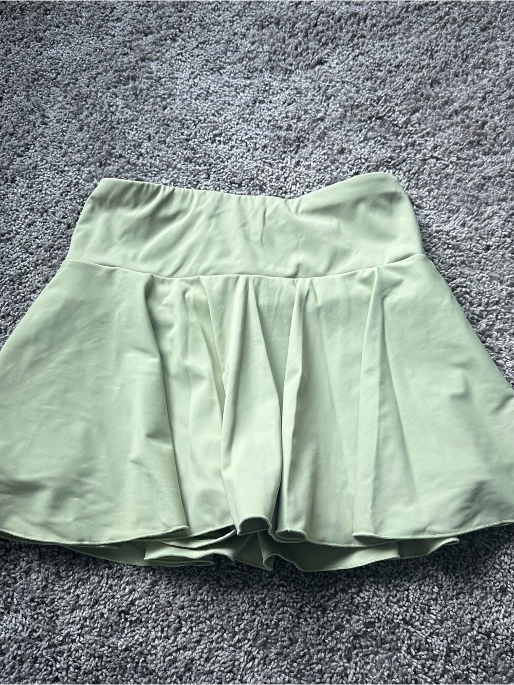 Women’s Light Green Flared Skort